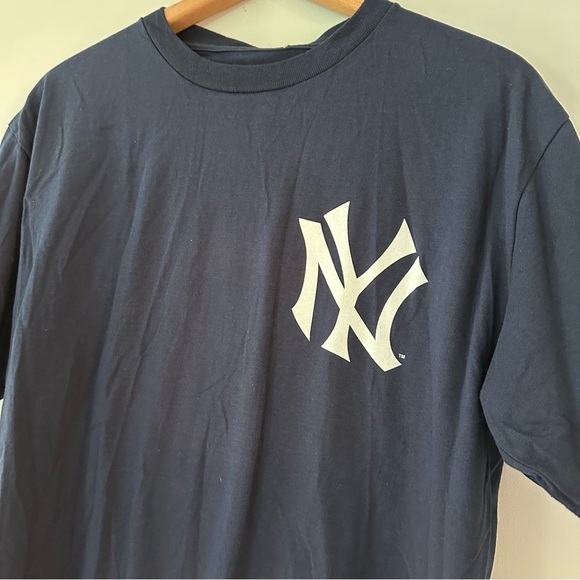NY Yankees Babe Ruth Jersey Tee Majestic Cooperstown  Limited Release Sz Large - Picture 3 of 8
